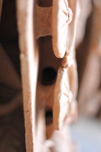 Hollow pieces of terracotta